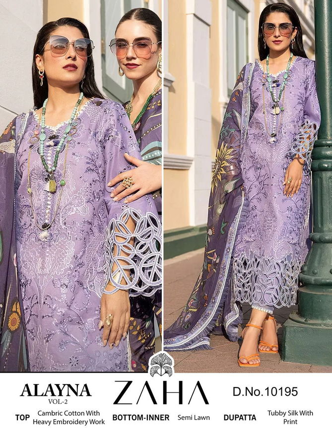 Alayna Vol 2 By Zaha Pakistani Salwar Suits Catalog
